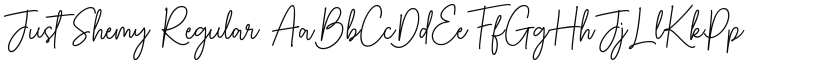 Just Shemy font download