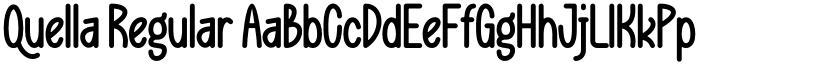 Quella Regular font