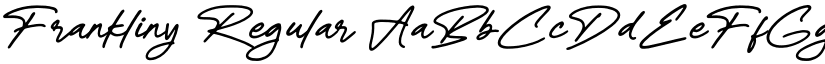 Frankliny Regular font
