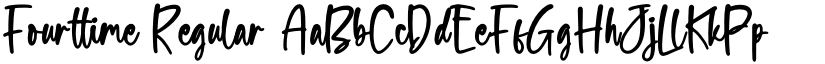 Fourttime font download