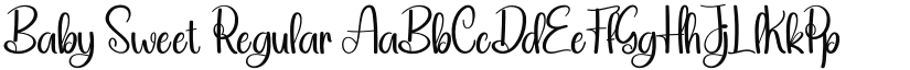 Baby Sweet font download