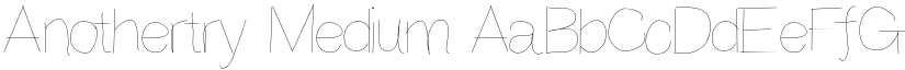 Anothertry Medium font