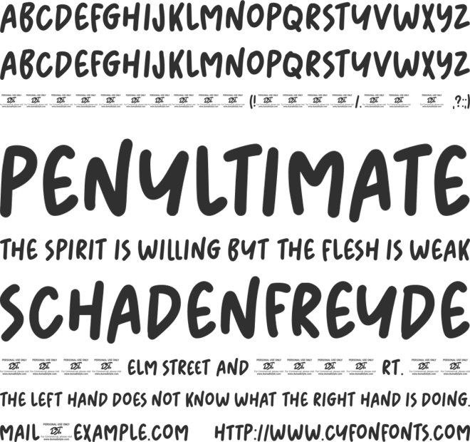 Hipster Hatch font preview