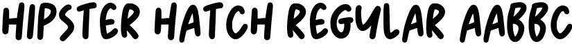Hipster Hatch font download