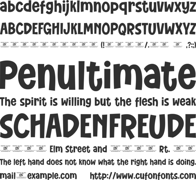 Novibes Display font preview