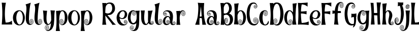 Lollypop Regular font
