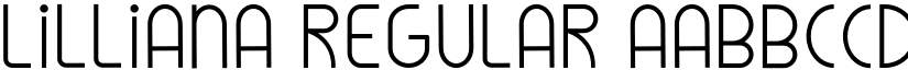 Lilliana Regular font