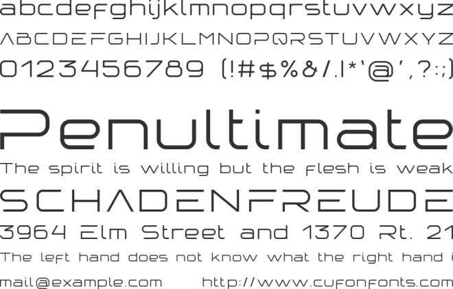Fauna font preview