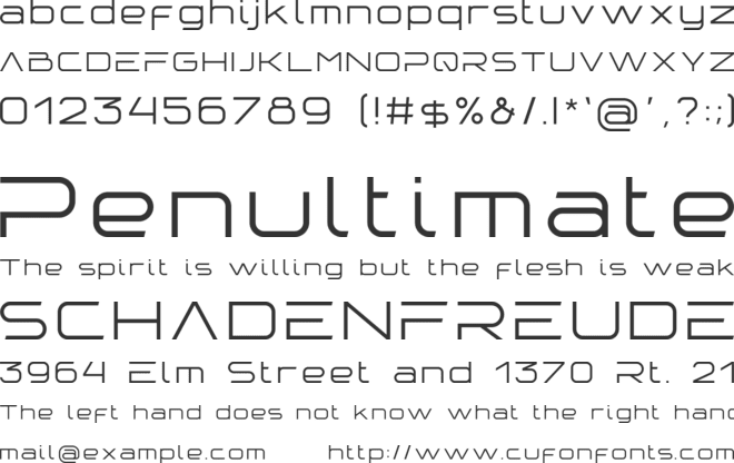 Fauna font preview