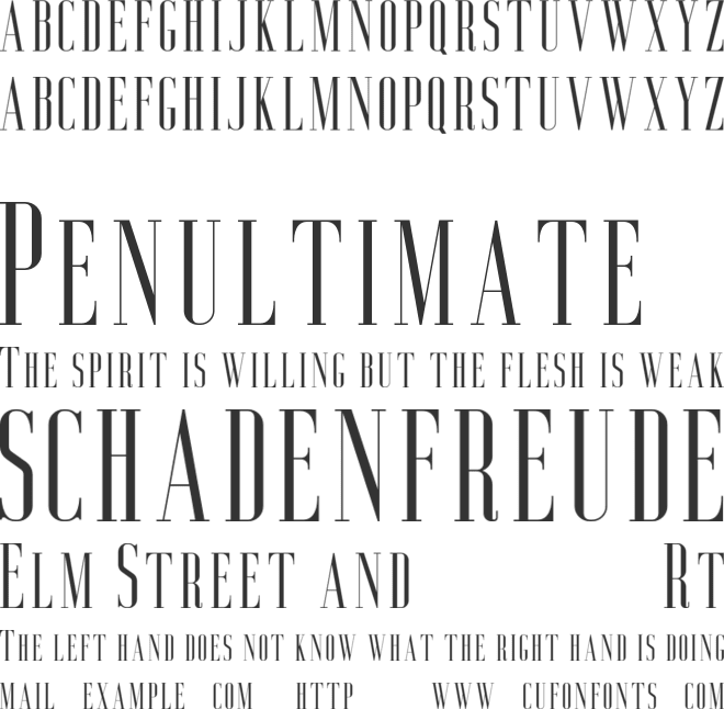 Aguero Serif font preview