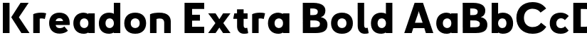 Kreadon Extra Bold font