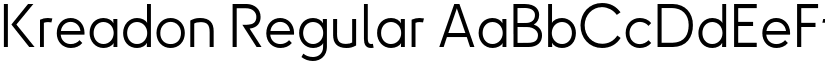 Kreadon Regular font