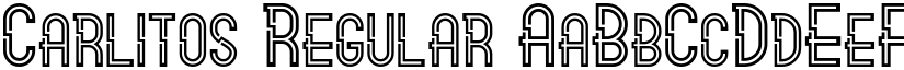 Carlitos Regular font