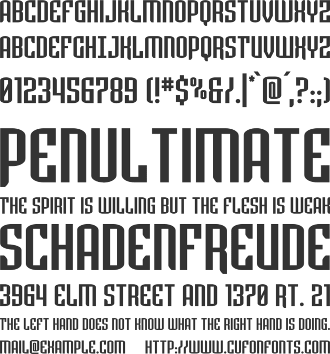 Icewave font preview