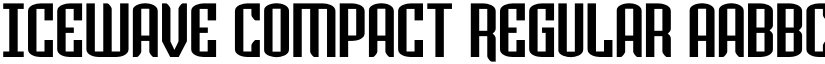 Icewave Compact Regular font