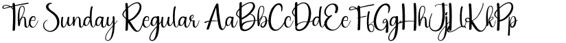The Sunday Regular font