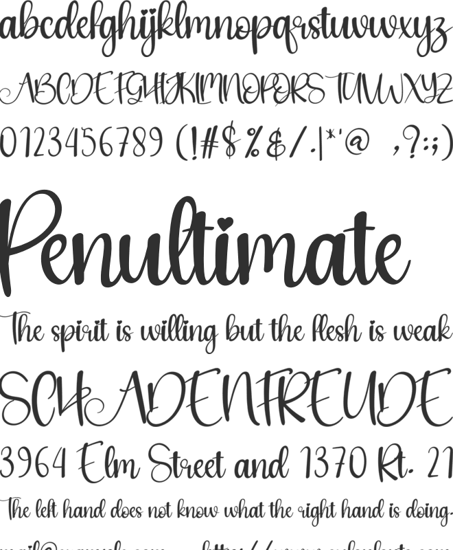 New Grinch font preview