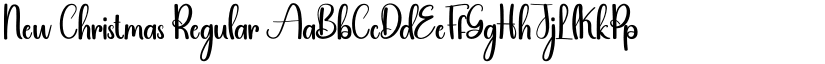 New Christmas Regular font
