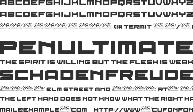 Termit Personal Use font preview