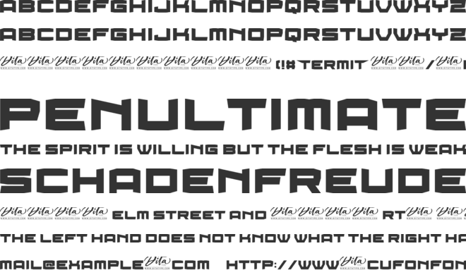 Termit Personal Use font preview