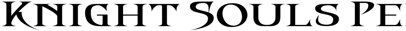 Knight Souls Personal Use Regular font