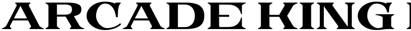 Arcade King Regular font