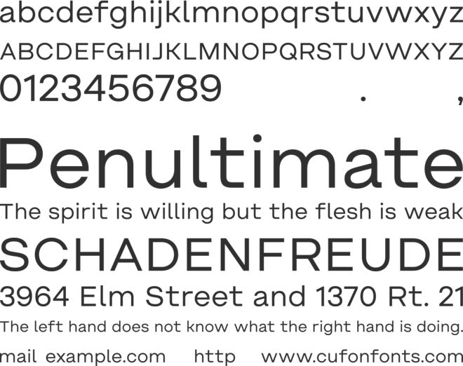 Steppe Trial font preview