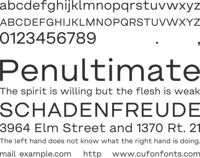 Steppe Trial font preview