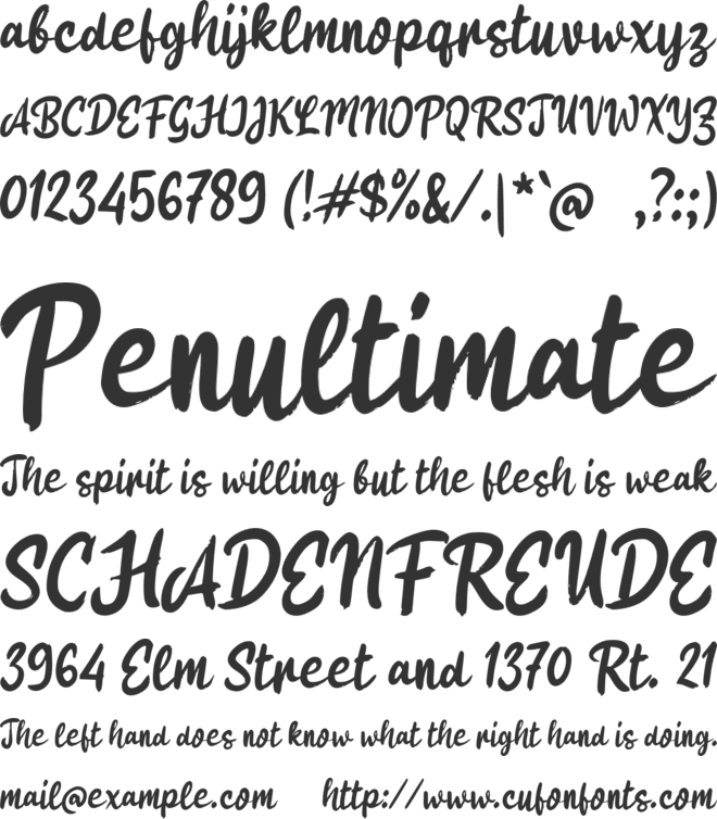 h Huruf Gandeng font preview