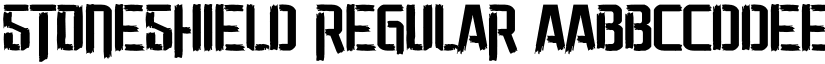 Stoneshield Regular font