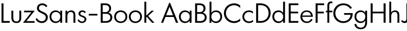 LuzSans-Book font