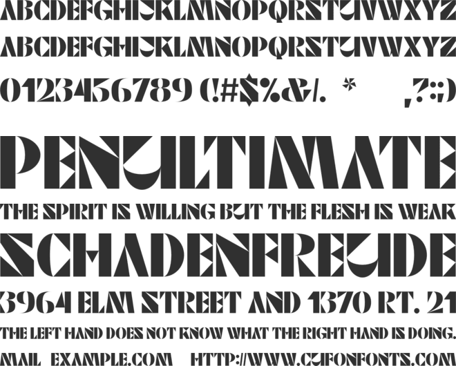 ST Kojune font preview