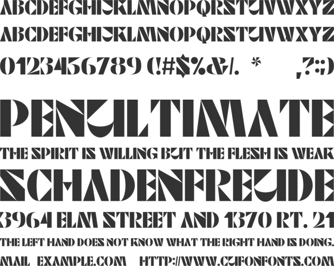 ST Kojune font preview
