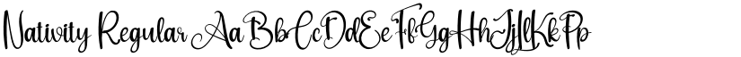 Nativity Regular font