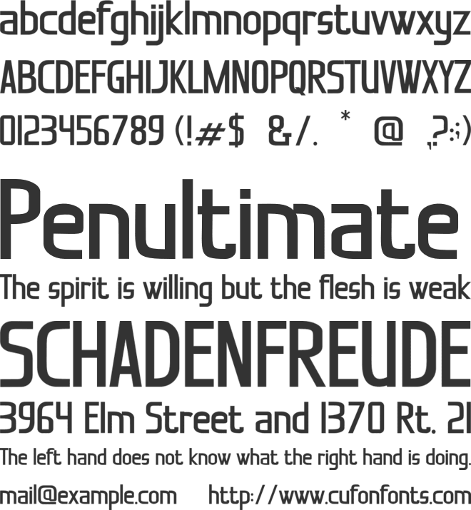 Righbeam Vol 1 Free font preview