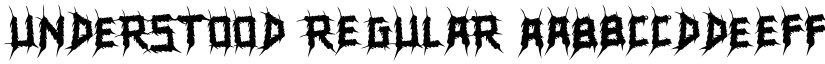 UNDERSTOOD Regular font