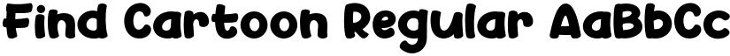 Find Cartoon Regular font