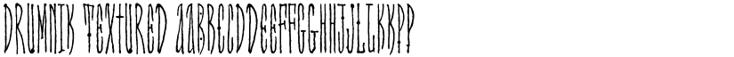 Drumnik Textured font