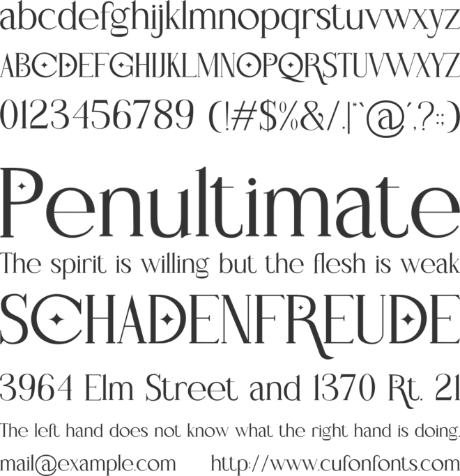 Khayla Almira font preview