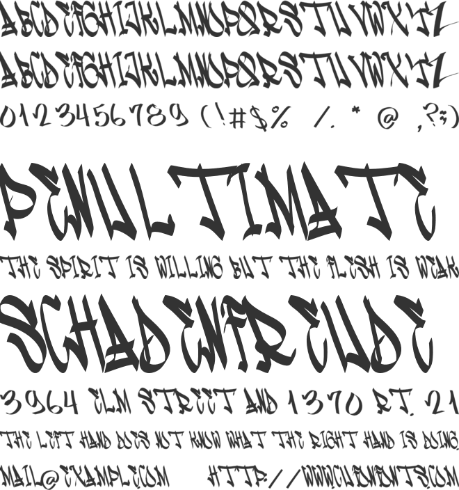 QUICK PERFECT VOL 1 font preview