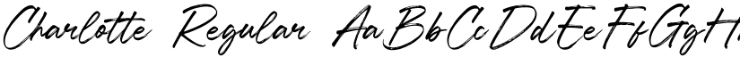 Charlotte Regular font