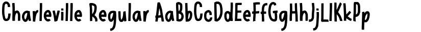 Charleville Regular font