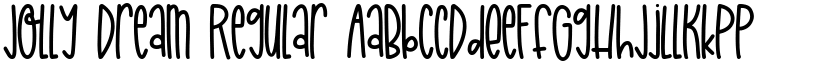 Jolly Dream Regular font