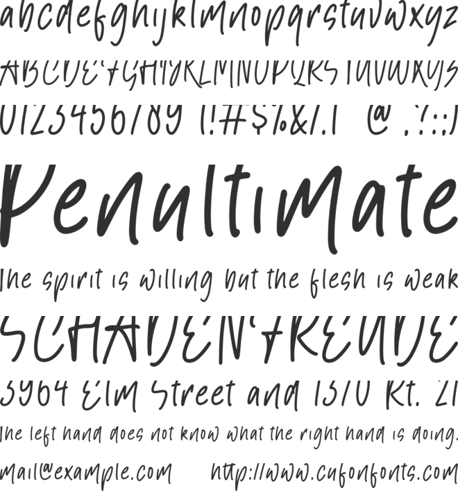 Back To School Inline font preview