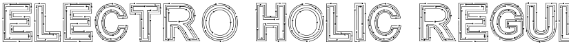 Electro Holic Regular font
