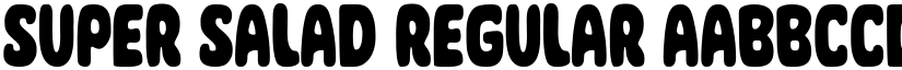 Super Salad Regular font