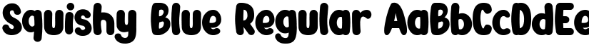 Squishy Blue Regular font