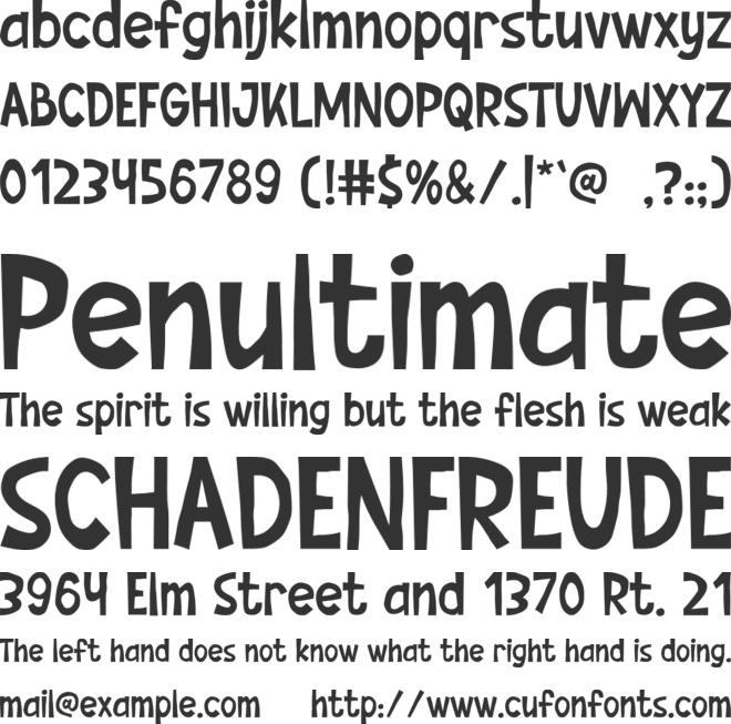 Textbook-Charlie font preview