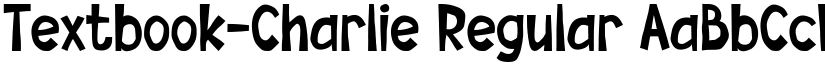 Textbook-Charlie Regular font