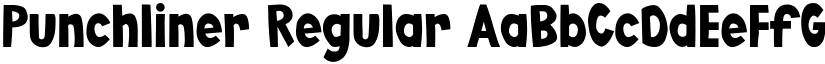 Punchliner Regular font